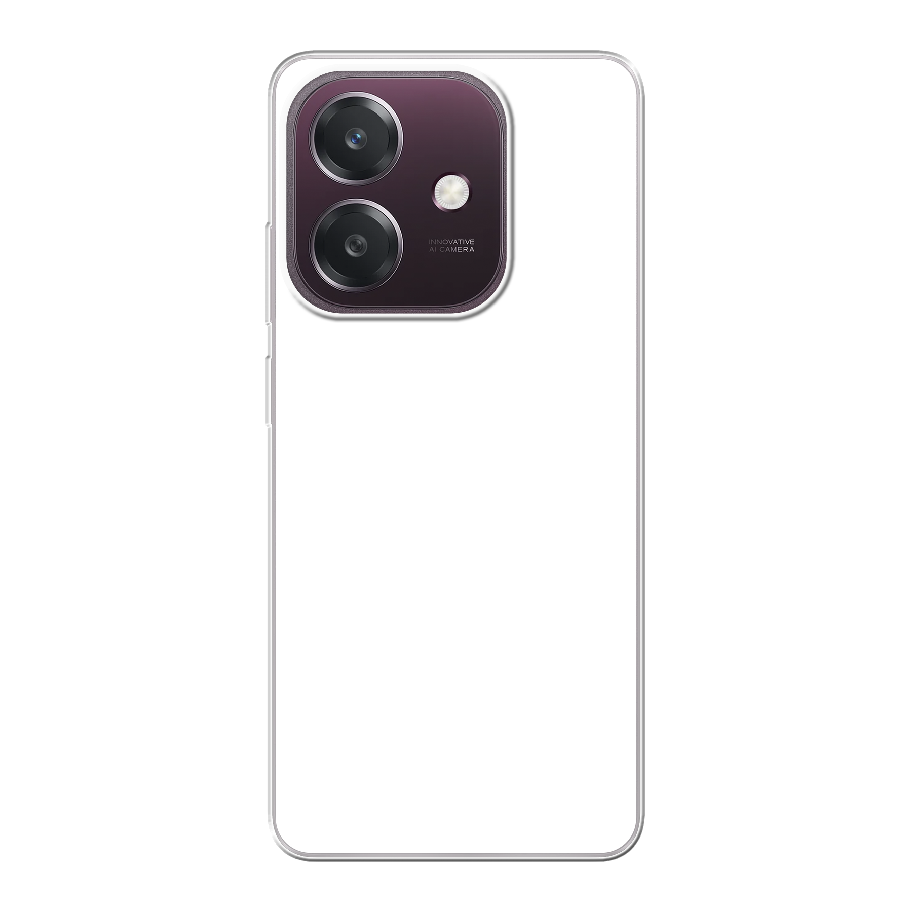 Oppo A60 5G Zachte case (achterkant bedrukt, transparant)