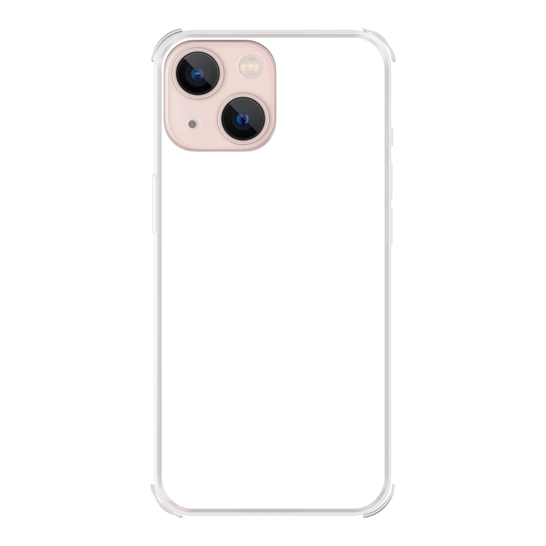 Apple iPhone 13 mini Bumper case (achterkant bedrukt, transparant)