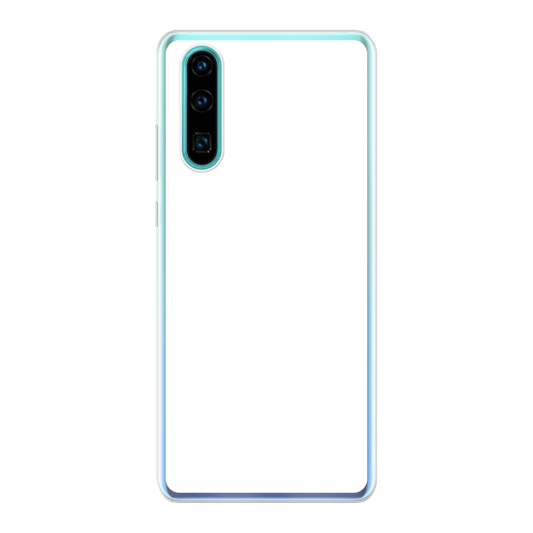 Huawei P30 Zachte hoes (achterkant bedrukt, transparant)