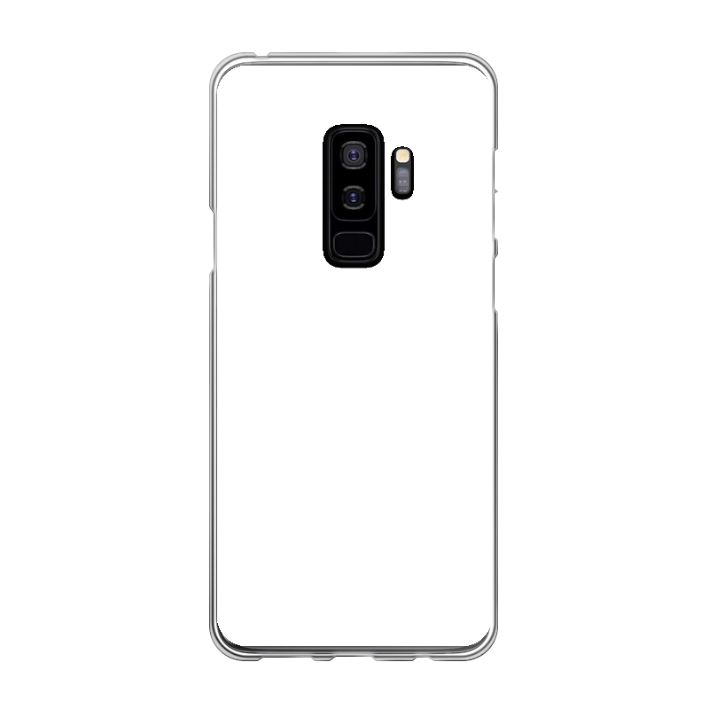 Samsung Galaxy S9 Plus Zachte hoes (achterkant bedrukt, transparant)