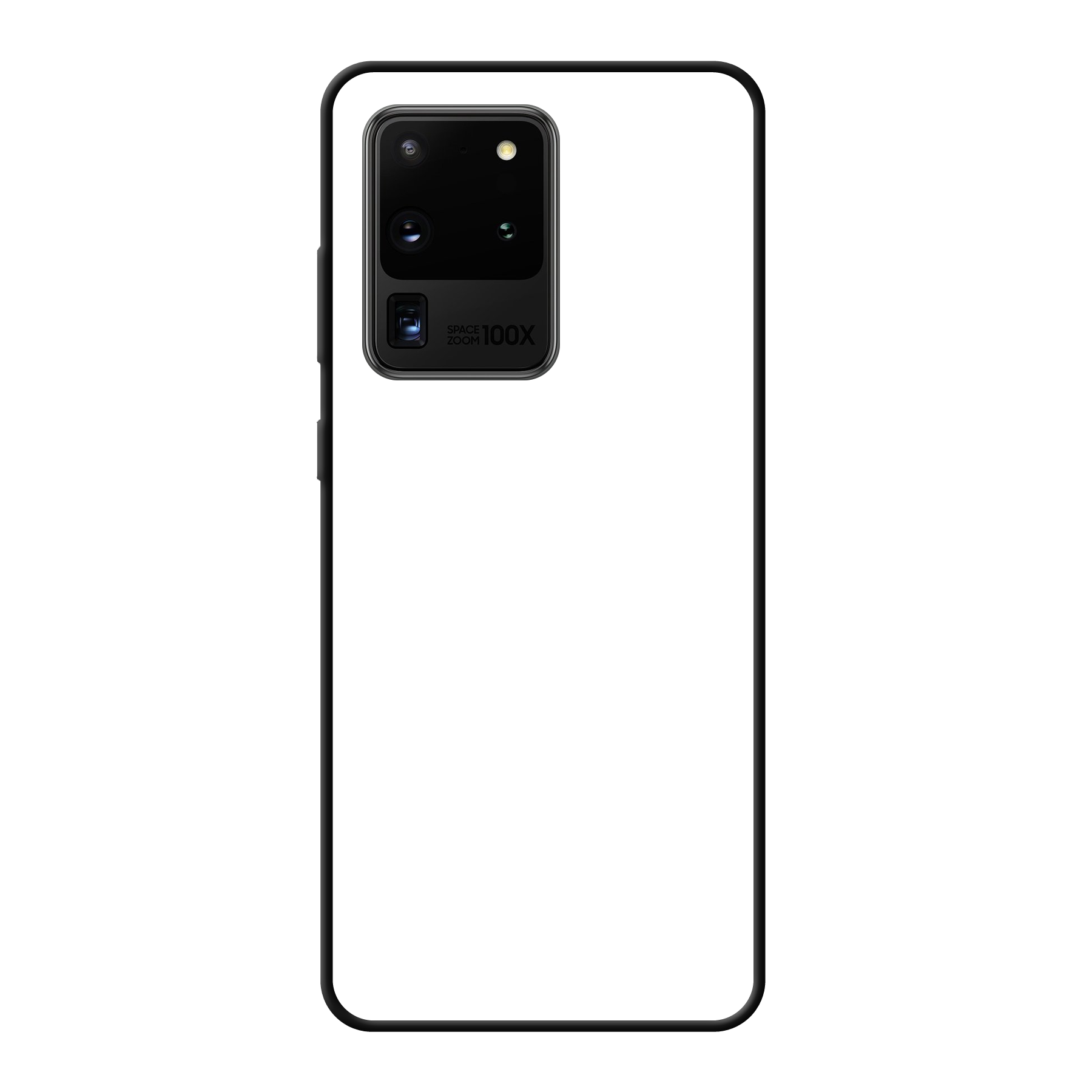 Samsung Galaxy S20 Ultra / Galaxy S20 Ultra 5G Zachte hoes (achterkant bedrukt, zwart)