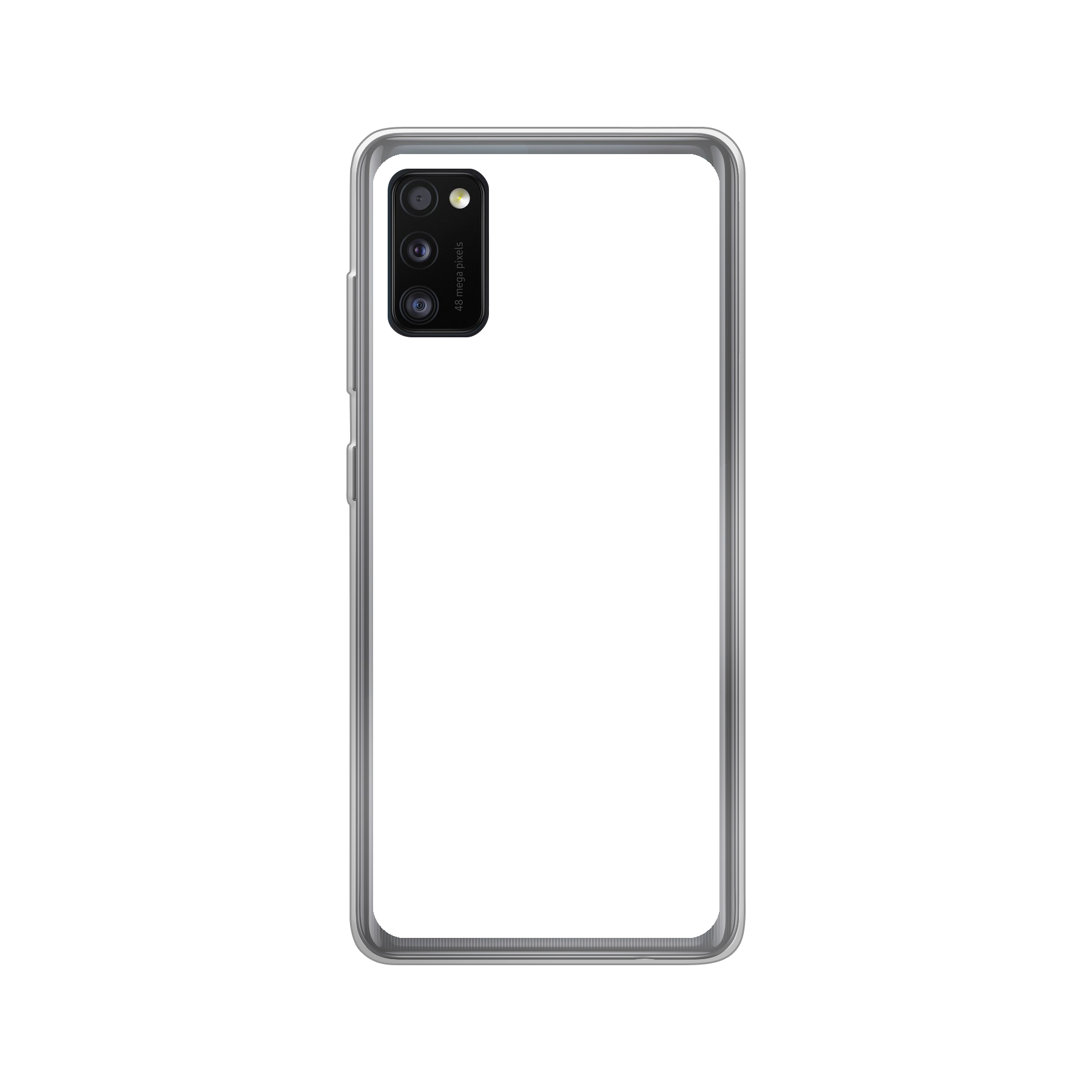 Samsung Galaxy A41 Zachte hoes (achterkant bedrukt, transparant)