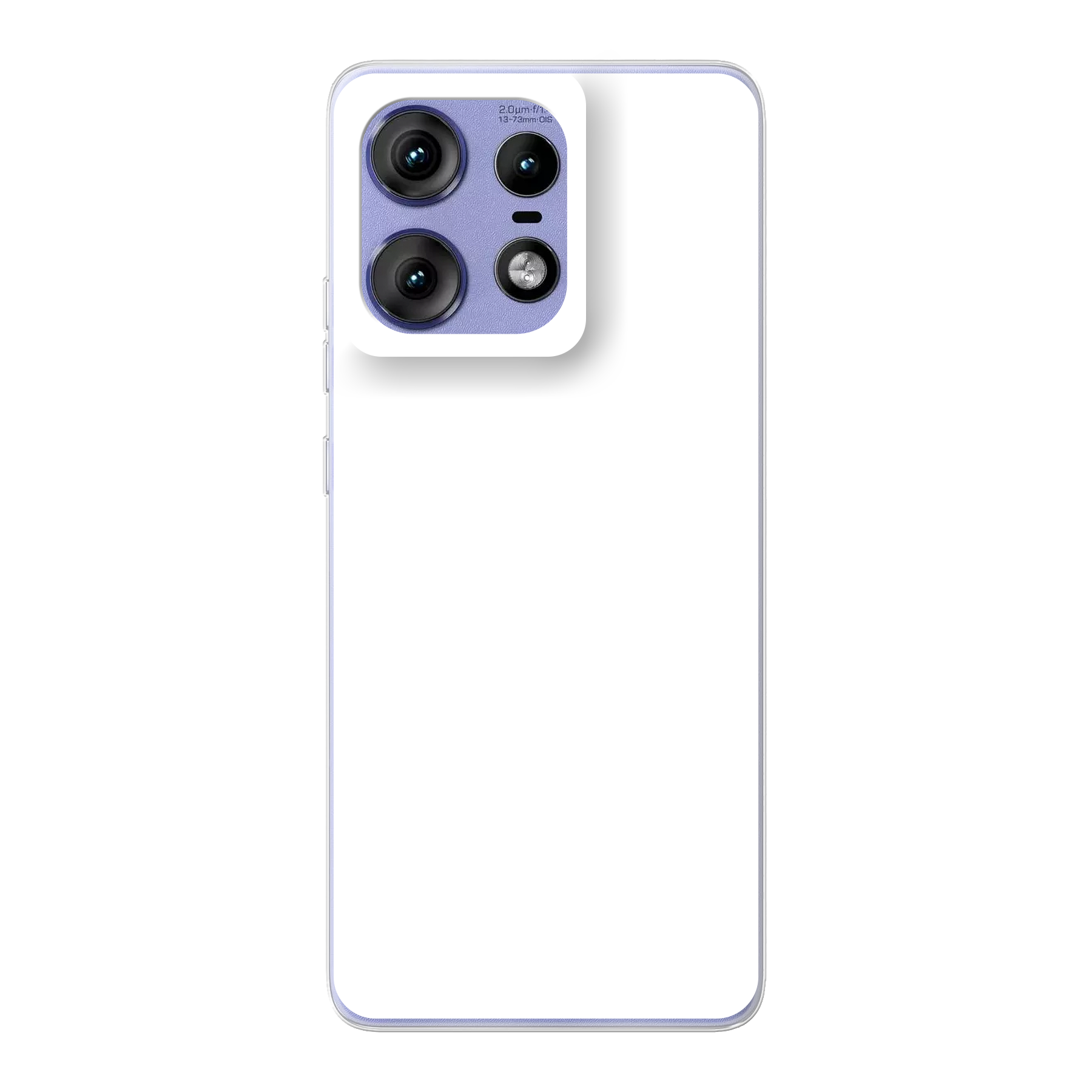 Motorola Edge 50 Pro Zachte hoes (achterkant bedrukt, transparant)