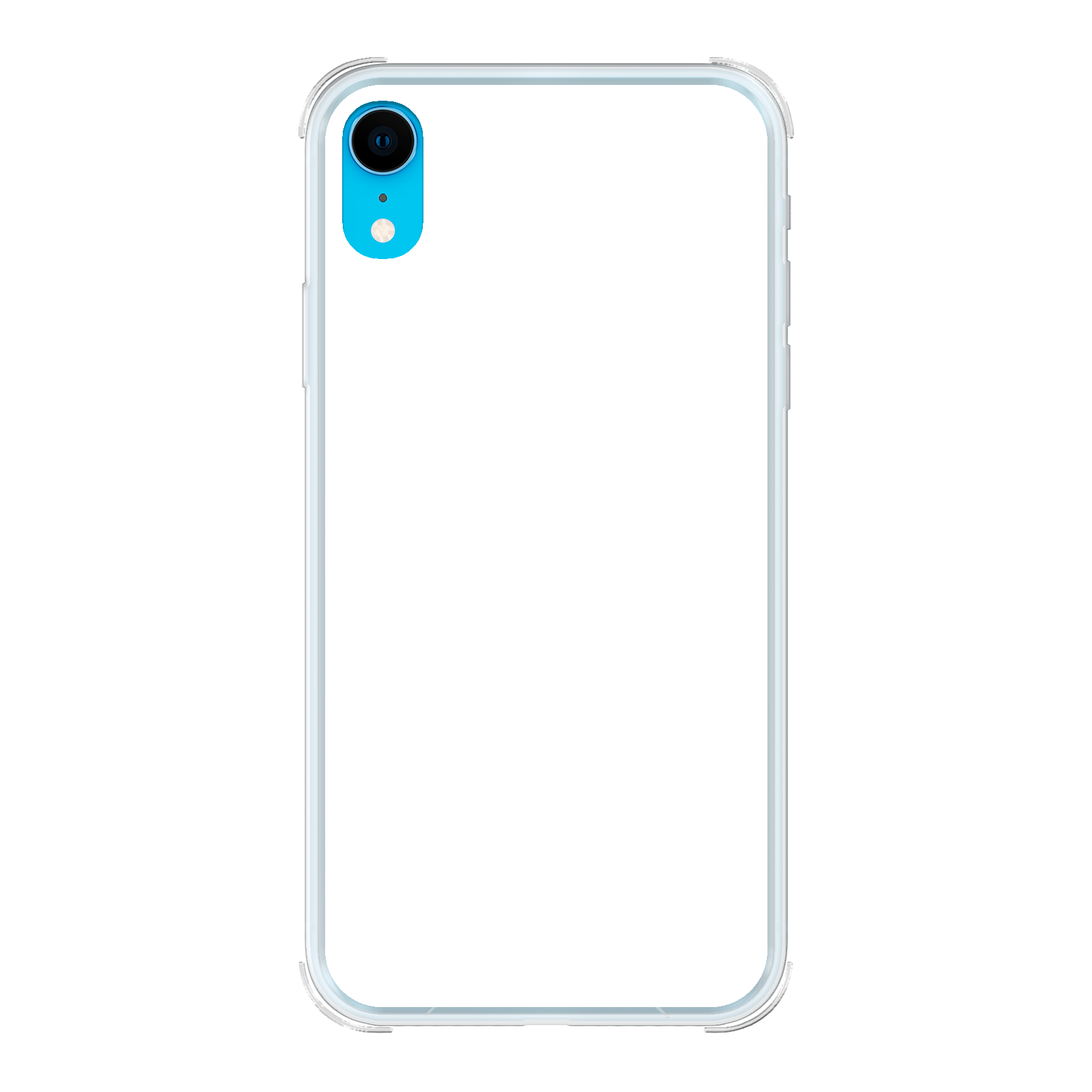 Apple iPhone Xr Bumper case (achterkant bedrukt, transparant)