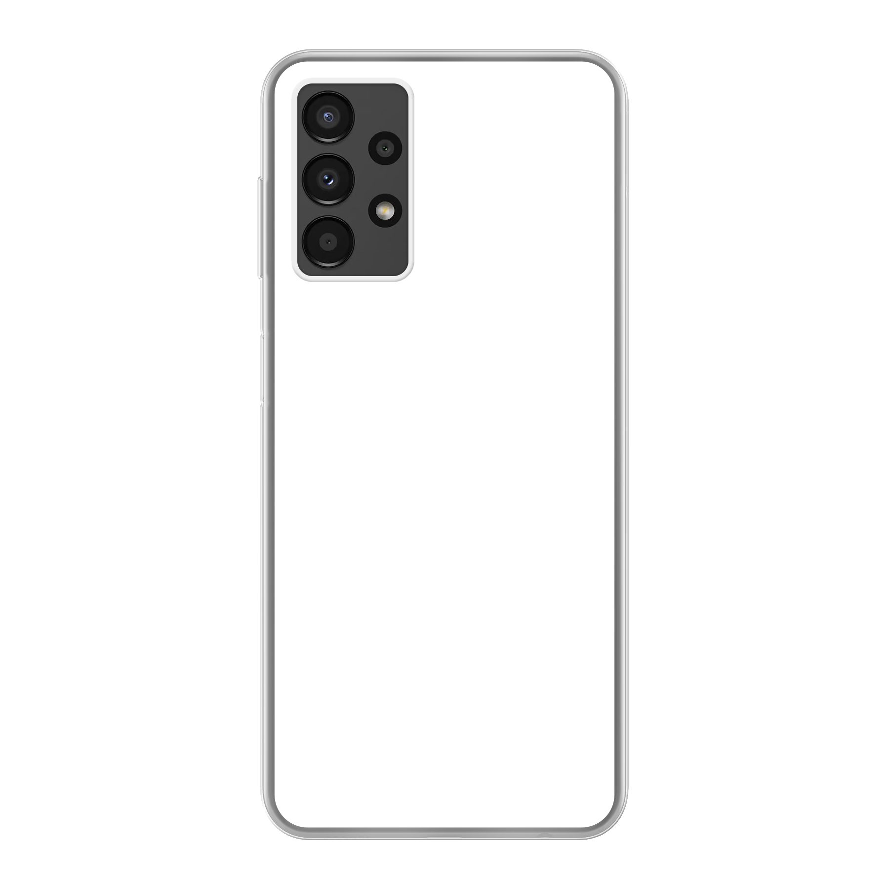 Samsung Galaxy A13 4G Zachte hoes (achterkant bedrukt, transparant)
