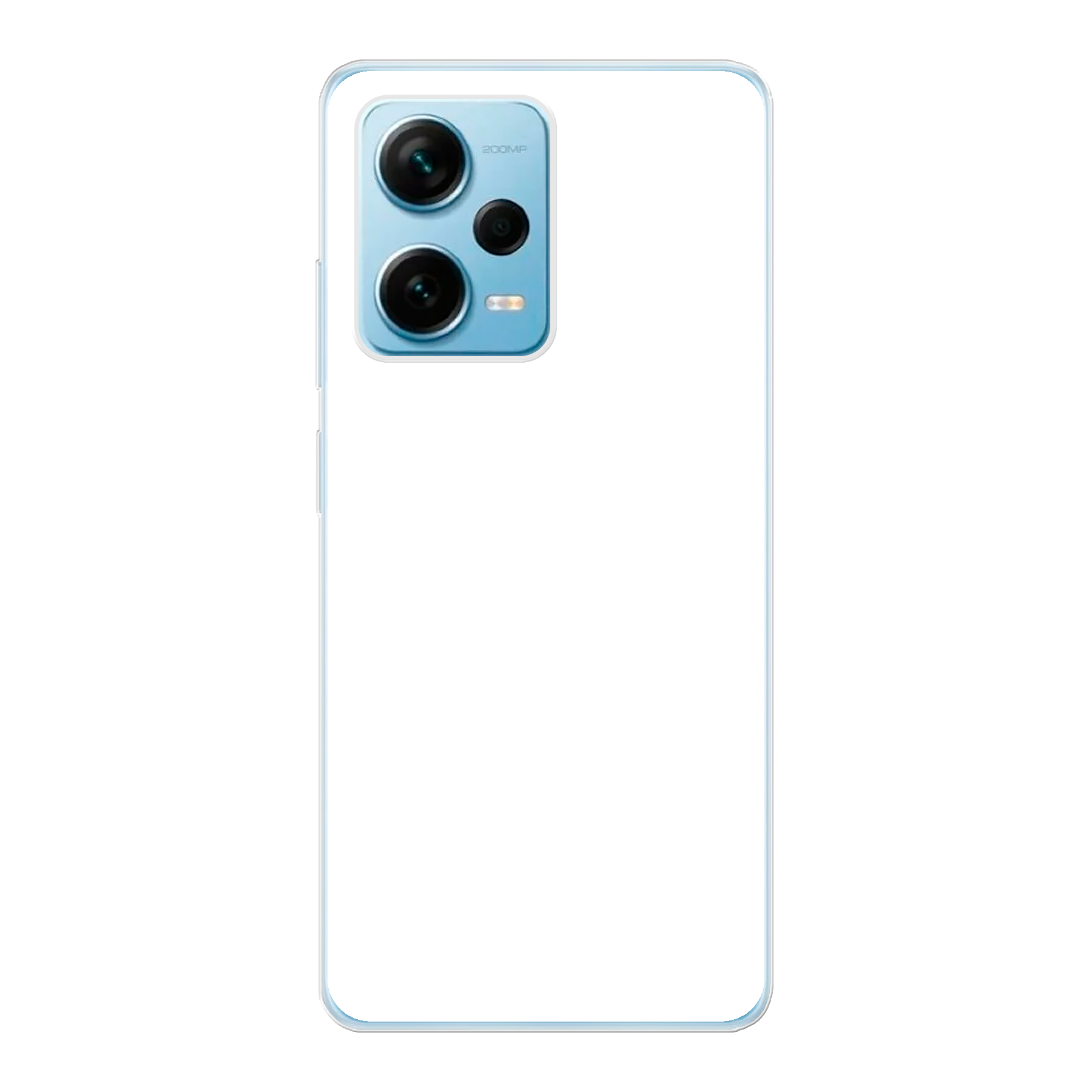 Xiaomi Redmi Note 12 Pro Plus Zachte hoes (achterkant bedrukt, transparant)
