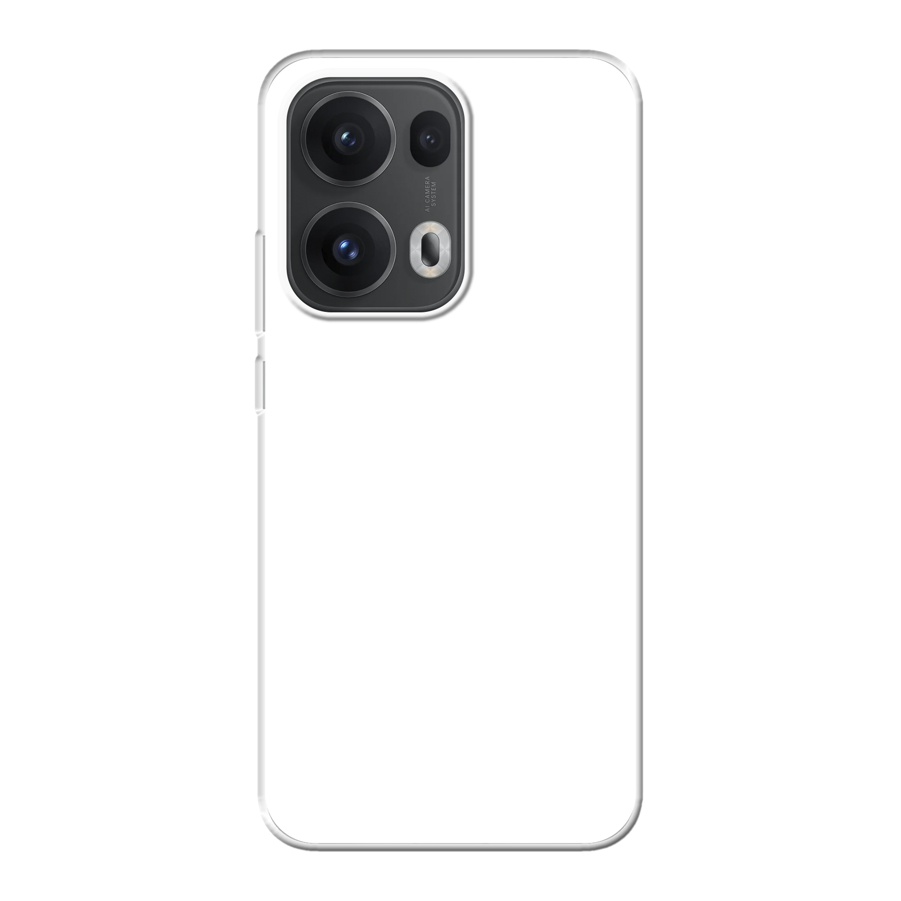 Oppo Reno13 Pro zachte hoes (achterkant bedrukt, transparant)