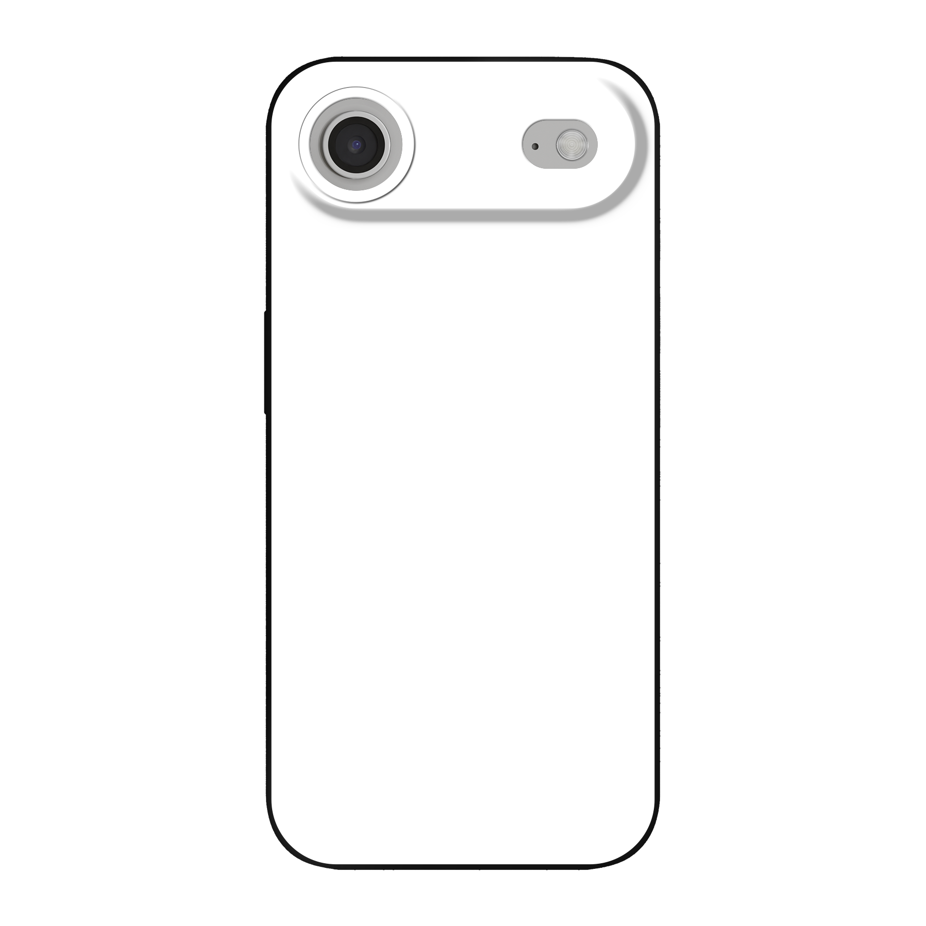 Apple iPhone Air Soft case (achterkant bedrukt, zwart)