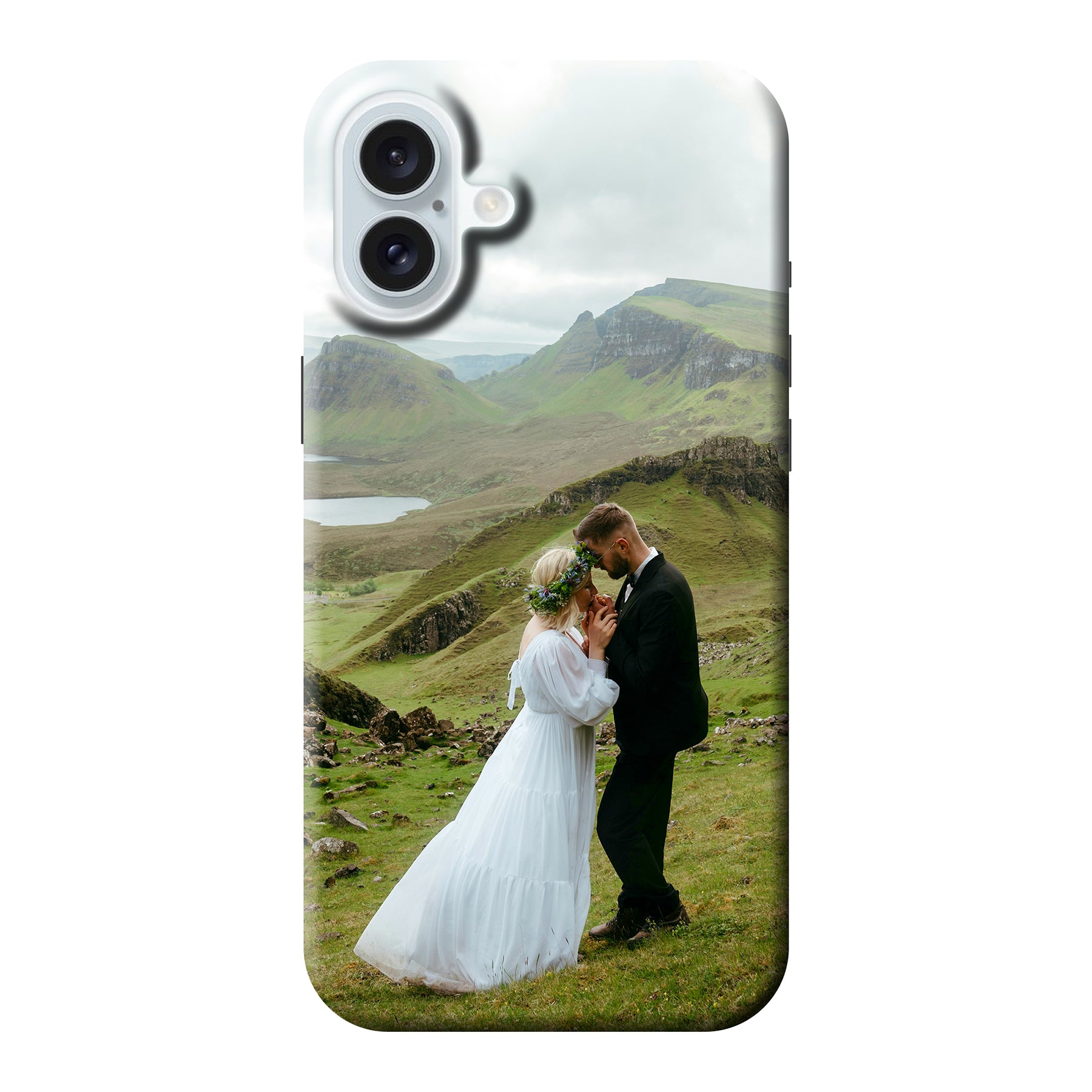Apple iPhone 16 Plus Tough case (volledig bedrukt, zwarte inzet)