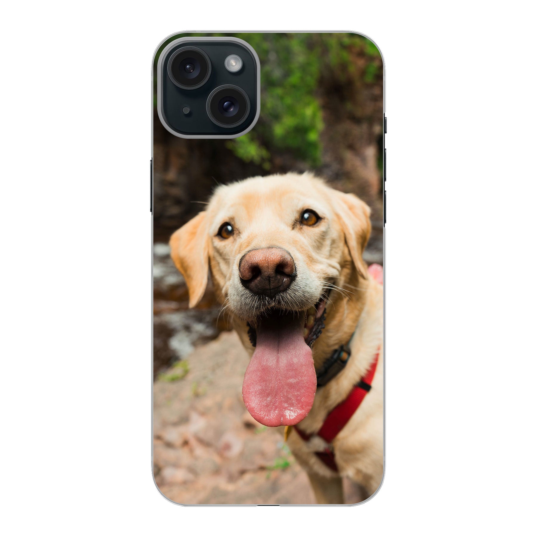 Apple iPhone 15 Plus Hardcase (achterkant bedrukt, transparant)