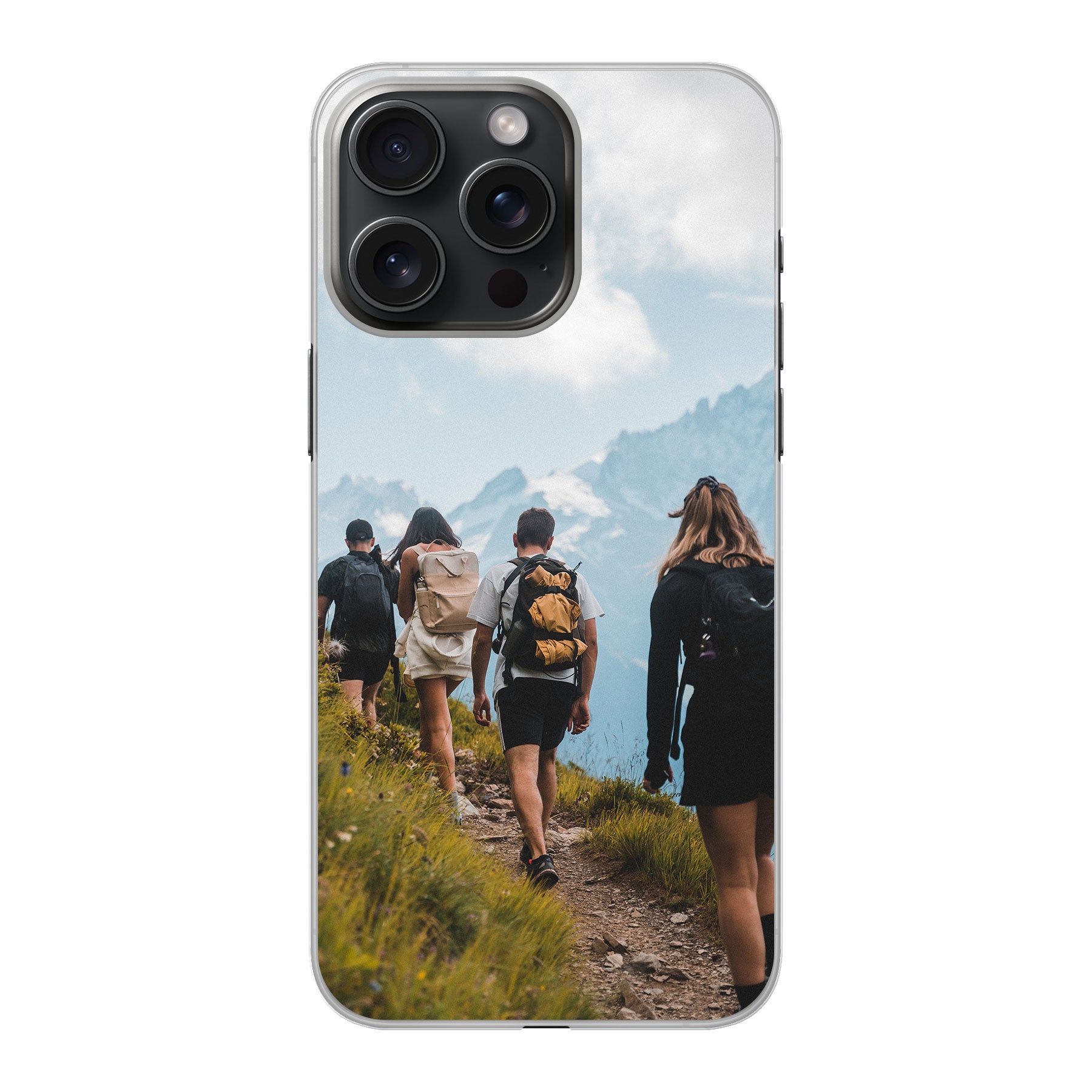Apple iPhone 15 Pro Hardcase (achterkant bedrukt, transparant)