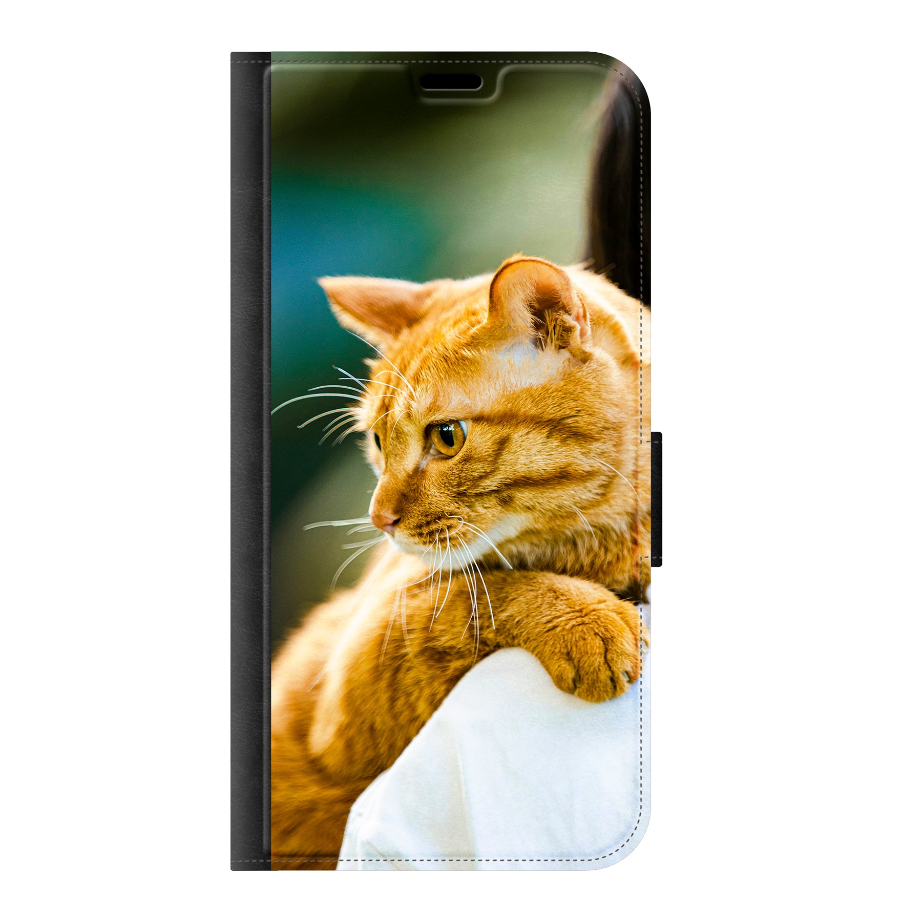 Samsung Galaxy A17 4G / A17 5G Wallet case (front printed, black)