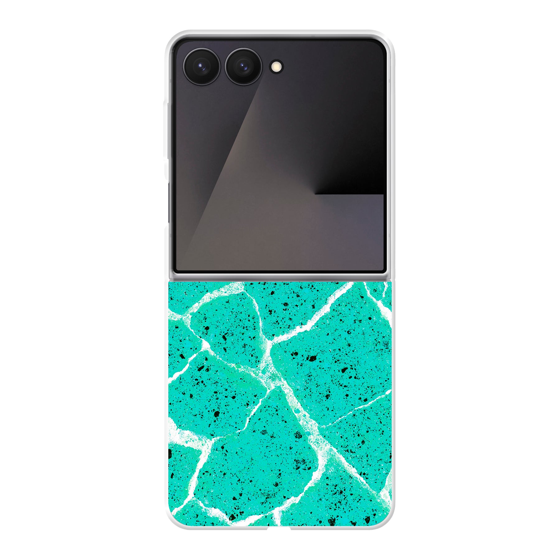 Samsung Galaxy Z Flip7 Hardcase (achterkant bedrukt, transparant)