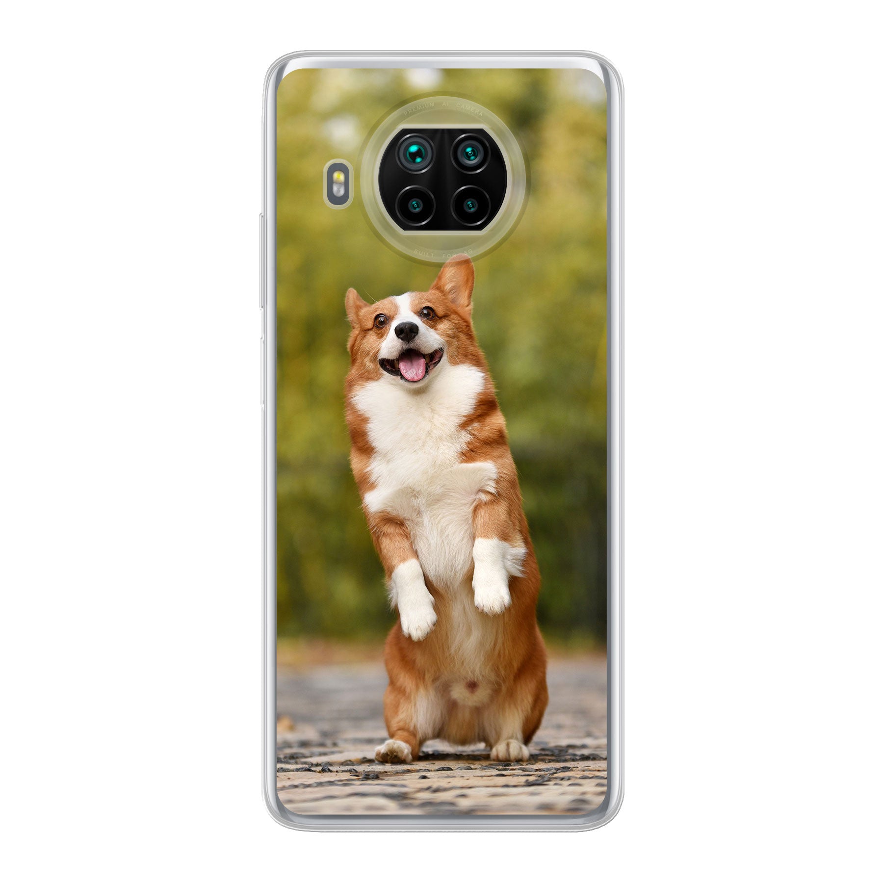 Xiaomi Mi 10T Lite 5G Zachte hoes (achterkant bedrukt, transparant)