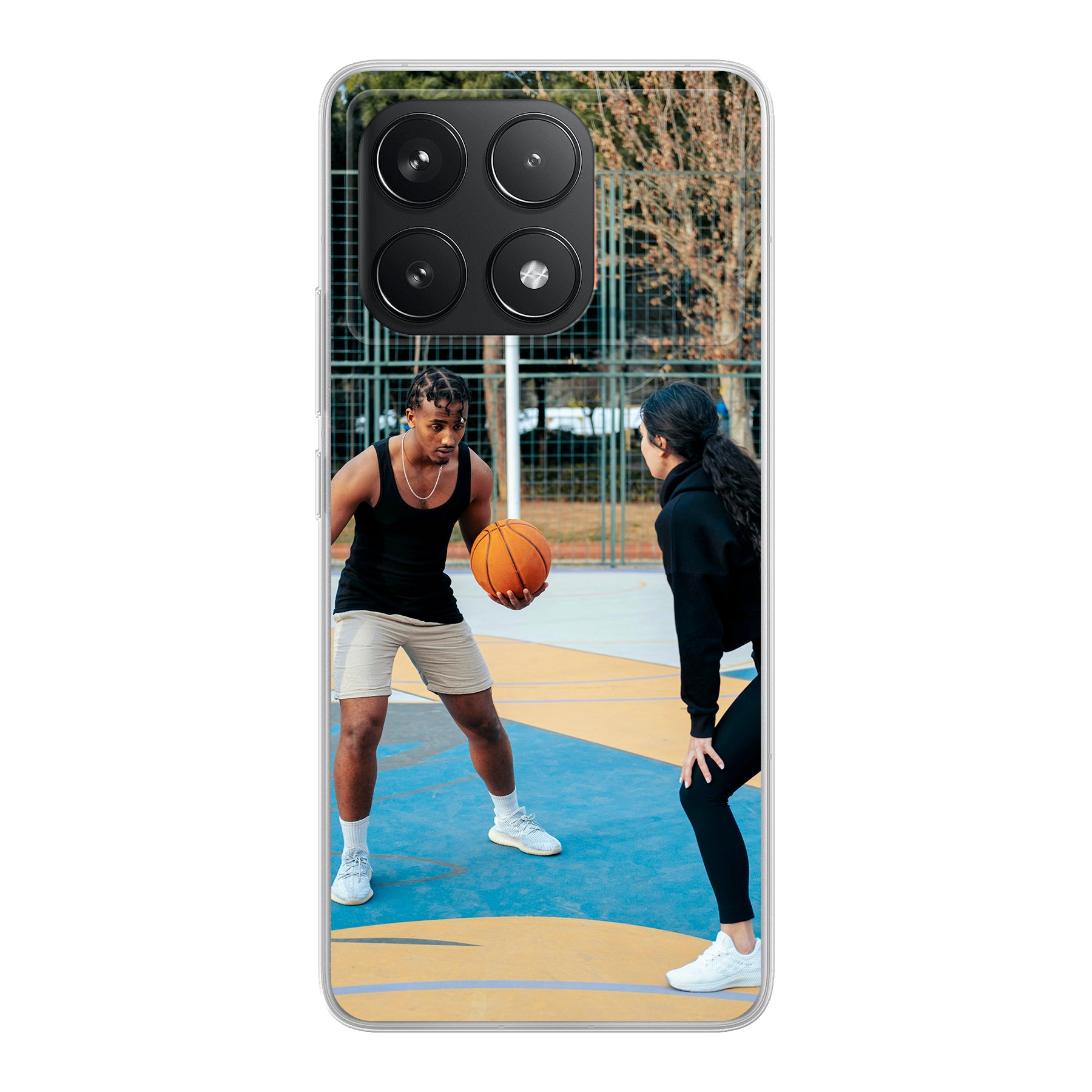 Xiaomi Poco F6 Pro / Redmi K70 / Redmi K70 Pro zachte case (achterkant bedrukt, transparant)