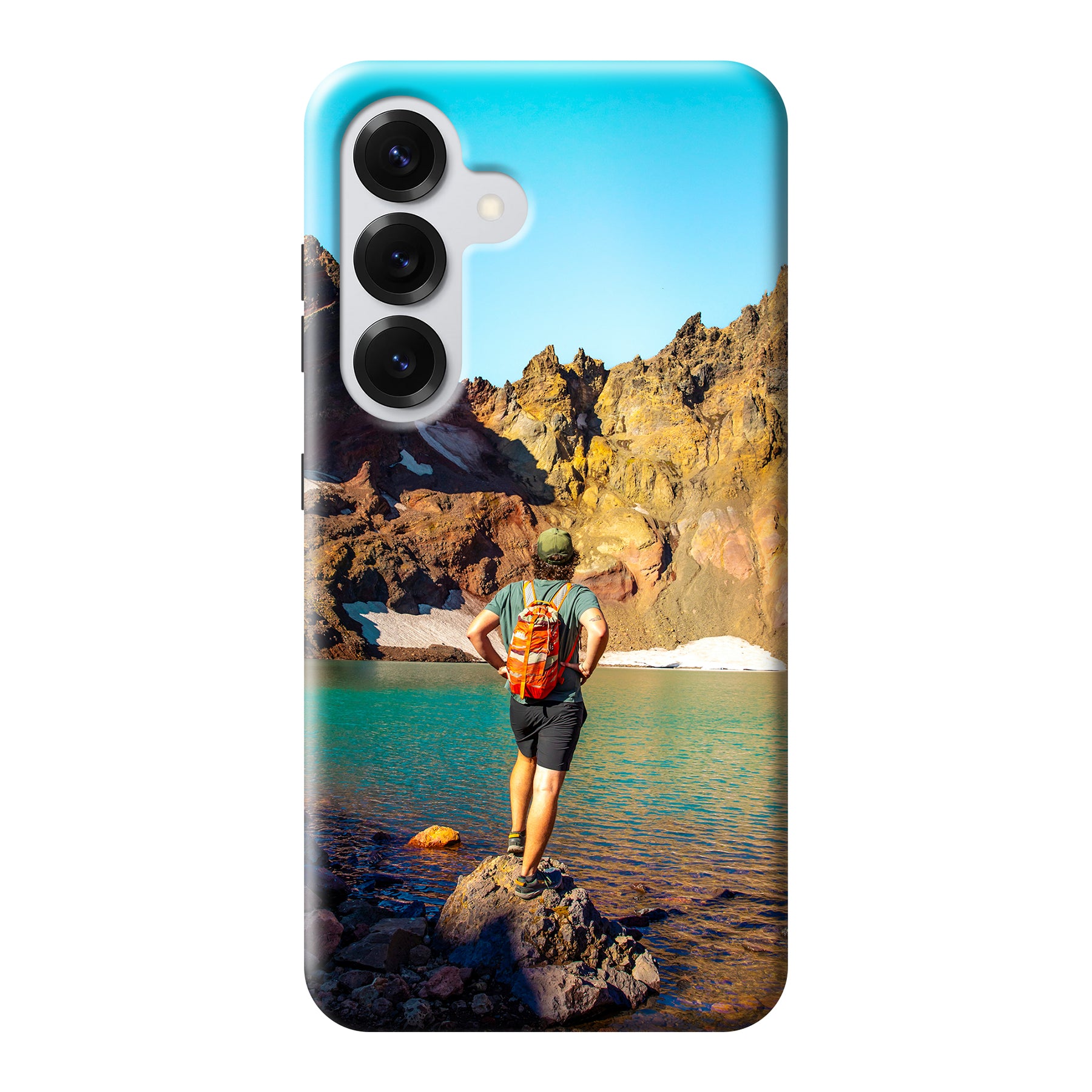 Samsung Galaxy S25 Tough case (volledig bedrukt, zwarte inzet)