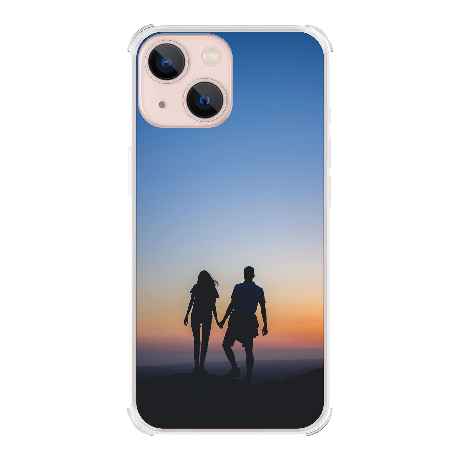 Apple iPhone 13 mini Bumper case (achterkant bedrukt, transparant)
